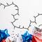 100ct. Red, White & Blue Mini Christmas String Lights